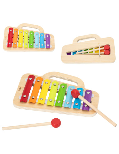 "VIGA Cymbals" medinis ksilofonas - atskleiskite savo mažylio muzikinį talentą!