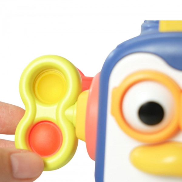 WOOPIE Pingvinas Montessori sensorinis kamuolys 6in1 WOOPIE Pingvinas Montessori sensorinis kamuolys 6in1