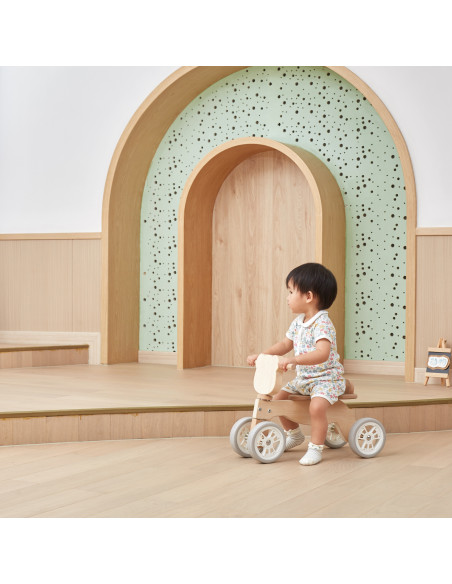 VIGA PolarB Medinis poliarinis meškinas su minkštais ratukais