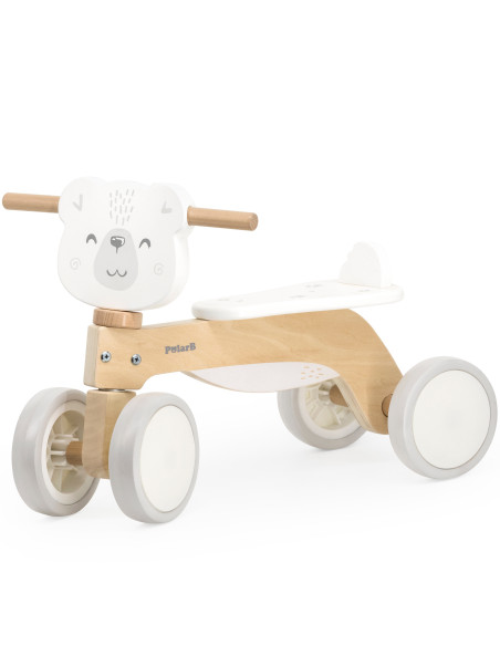 VIGA PolarB Medinis poliarinis meškinas su minkštais ratukais