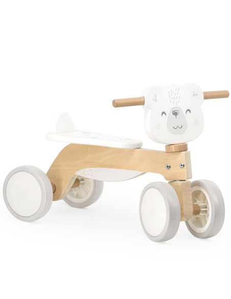 VIGA PolarB Medinis poliarinis meškinas su minkštais ratukais