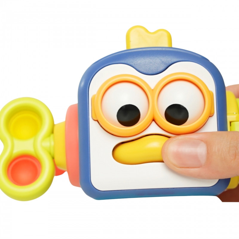 WOOPIE Pingvinas Montessori sensorinis kamuolys 6in1