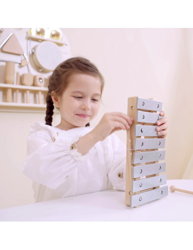 VIGA Wooden Music Board Set of 12 Percussion Instruments