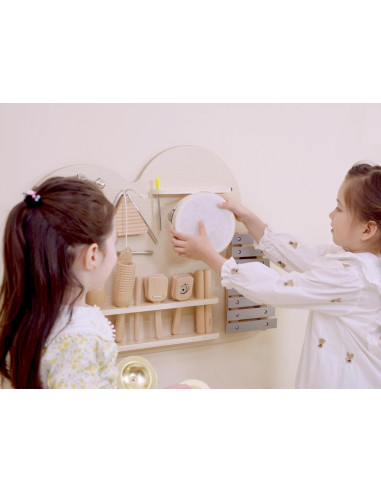 VIGA Wooden Music Board Set of 12 Percussion Instruments