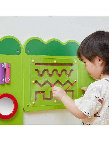 VIGA Crocodile Manipulative Sensory Board FSC Montessori Certificate
