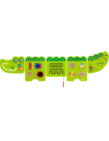 VIGA Crocodile Manipulative Sensory Board FSC Montessori Certificate
