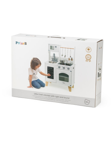 VIGA PolarB Wooden Kitchen Light Sound + Accessories