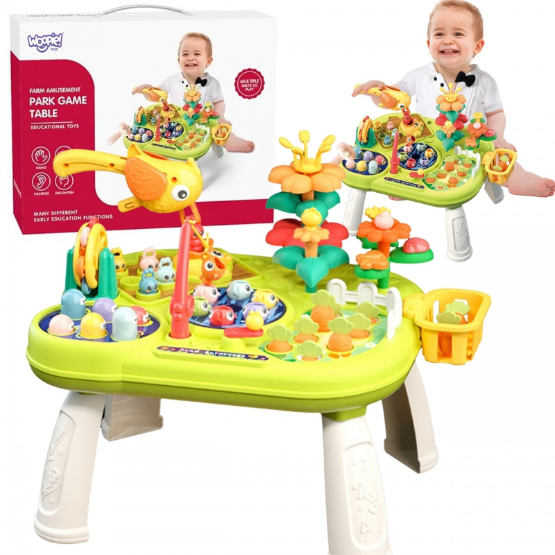 WOOPIE BABY Interaktyvus edukacinis daugiafunkcinis įrankis 8in1 Montessori