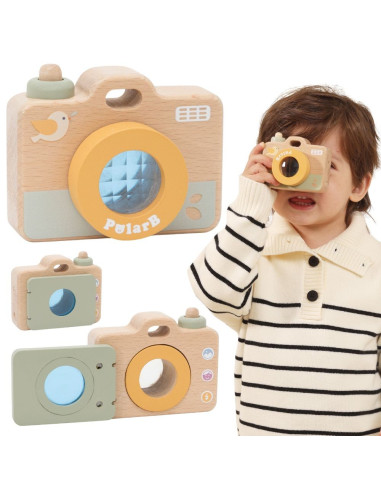 VIGA My First Wooden Camera for Kids Kaleidoscope