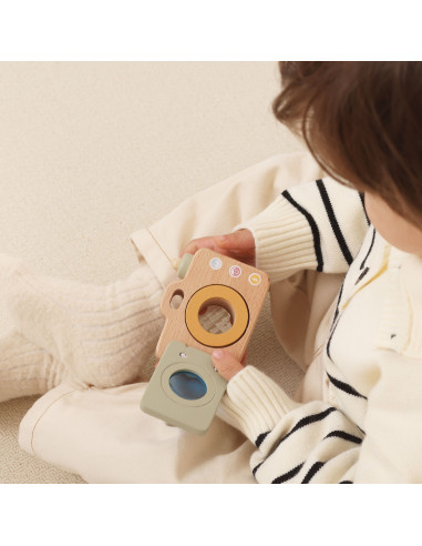 VIGA My First Wooden Camera for Kids Kaleidoscope