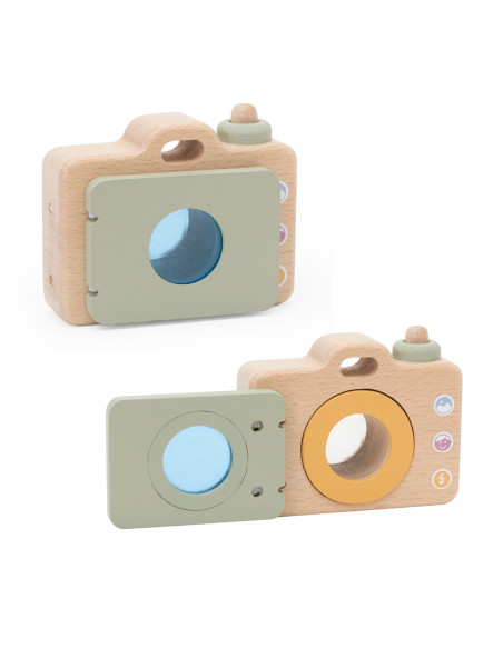 VIGA My First Wooden Camera for Kids Kaleidoscope
