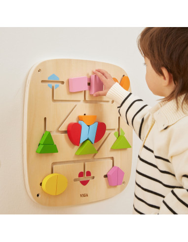 VIGA Wall Activity Panel with 16 Movable Elements