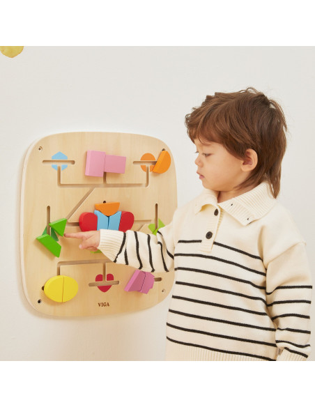 VIGA Wall Activity Panel with 16 Movable Elements