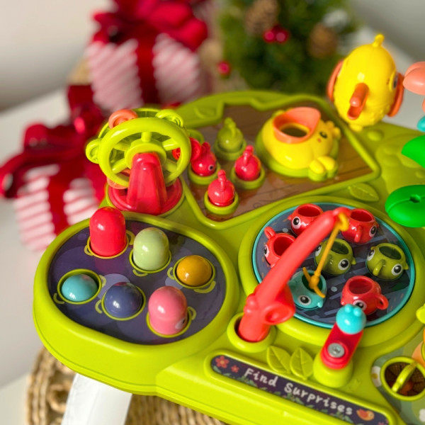 WOOPIE BABY Интерактивный образовательный мультиинструмент 8 в 1 Монтессори