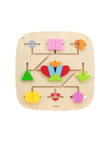 VIGA Wall Activity Panel with 16 Movable Elements
