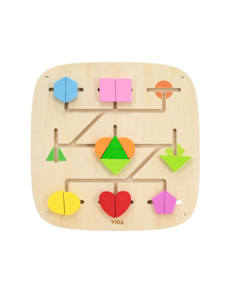 VIGA Wall Activity Panel with 16 Movable Elements