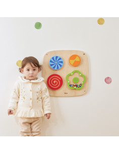 VIGA Wooden Wall Panel - Swirling Patterns 2