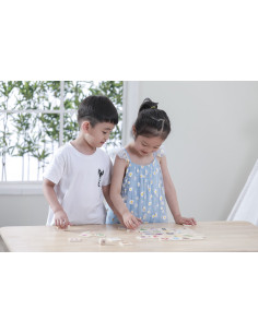 VIGA Educational Game Sorting Senses Puzzle 37 pcs Montessori 2