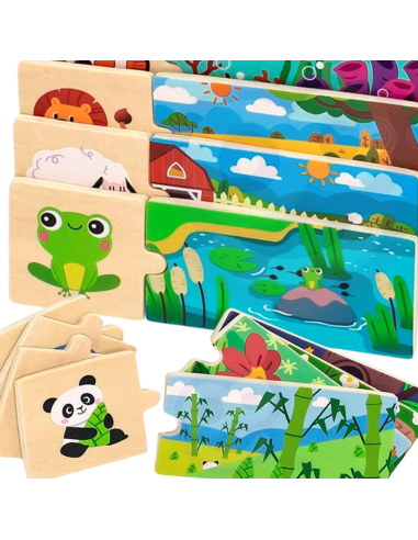 VIGA Logic Puzzle with Animals Jigsaw Puzzle