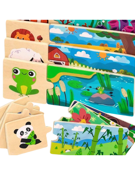 VIGA Logic Puzzle with Animals Jigsaw Puzzle