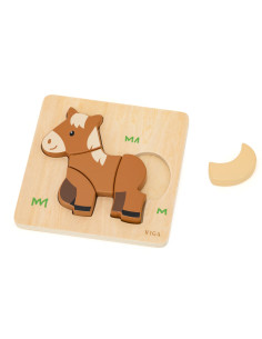 VIGA Wooden Puzzle - My Friend the Horse 2