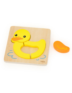 VIGA Wooden Puzzle - Cute Duck 2
