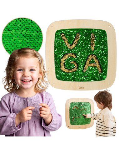 Панель для занятий на стене с пайетками VIGA