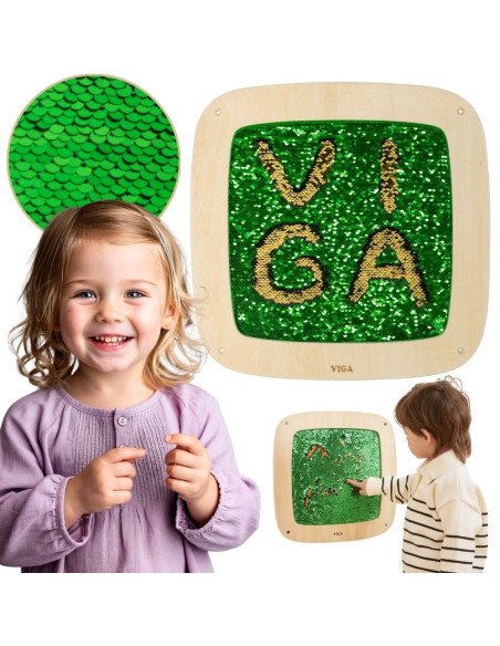 VIGA Sequined Wall Activity Panel