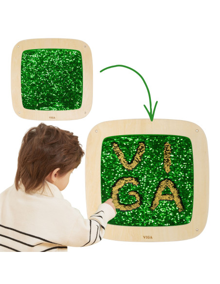 Панель для занятий на стене с пайетками VIGA