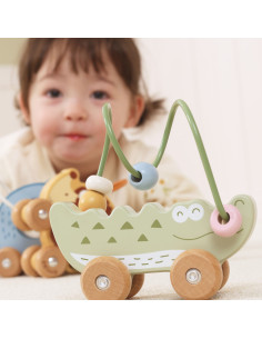VIGA Bead Maze on Wheels - Crocodile 12M+ 2