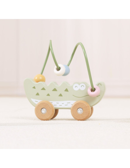 VIGA Bead Maze on Wheels - Crocodile 12M+