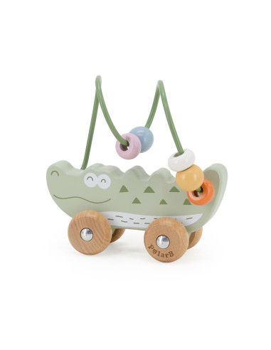 VIGA Bead Maze on Wheels - Crocodile 12M+