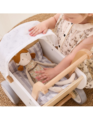VIGA Wooden Doll's Pram with Gondola