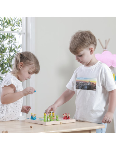 VIGA Wooden Ludo Game