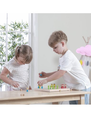 VIGA Wooden Ludo Game