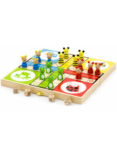 VIGA Wooden Ludo Game