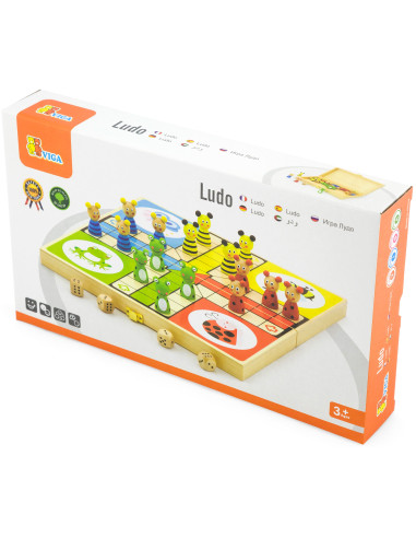 VIGA medinis Ludo žaidimas