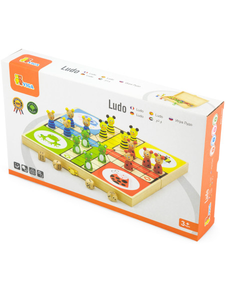 VIGA medinis Ludo žaidimas