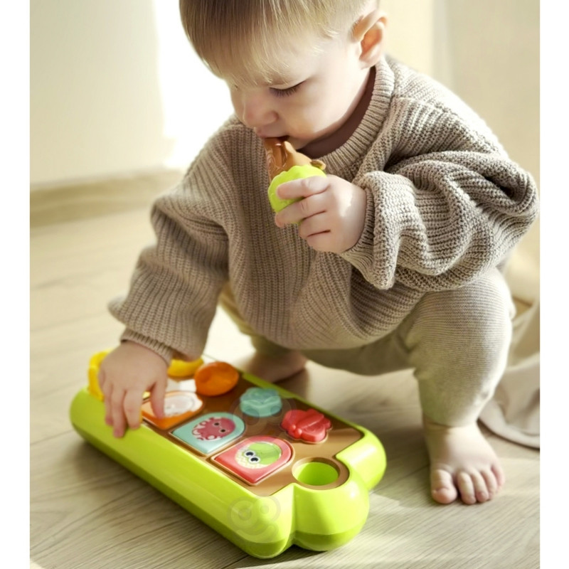 WOOPIE BABY edukacinis iššokantis gyvūnas Happy Farm POP-UP žaislas