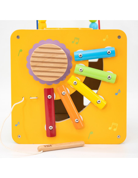 Viga Wooden Educational Cube 5-in-1