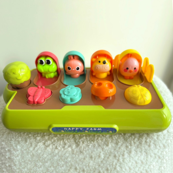 WOOPIE BABY Образовательная всплывающая игрушка Счастливая ферма POP-UP животных WOOPIE BABY Образовательная всплывающая игрушка Счастливая ферма POP-UP животных