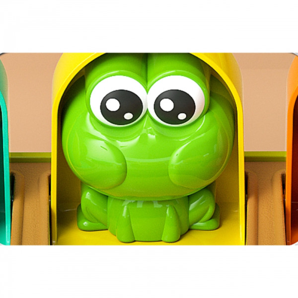 WOOPIE BABY edukacinis iššokantis gyvūnas Happy Farm POP-UP žaislas WOOPIE BABY edukacinis iššokantis gyvūnas Happy Farm POP-UP žaislas