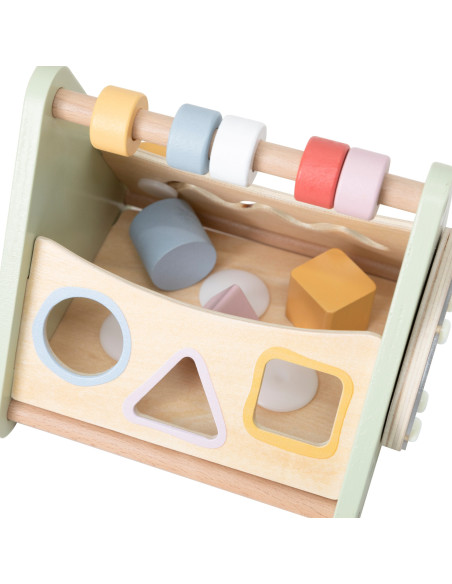 VIGA Activity Triangle – 5-in-1 Wooden Educational Toy