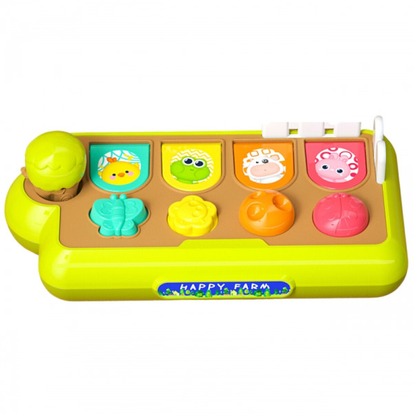 WOOPIE BABY Образовательная всплывающая игрушка Счастливая ферма POP-UP животных WOOPIE BABY Образовательная всплывающая игрушка Счастливая ферма POP-UP животных