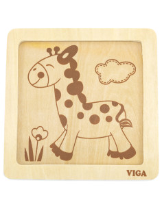 VIGA Handy Wooden Giraffe Puzzle 2