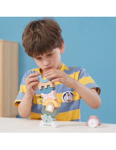 VIGA PolarB Wooden Balancing Tower Puzzle 2