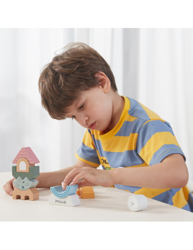 VIGA PolarB Wooden Balancing Tower Puzzle