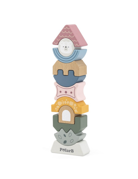 VIGA PolarB Wooden Balancing Tower Puzzle