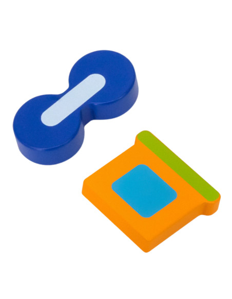 VIGA Wooden Montessori Educational Puzzle Train