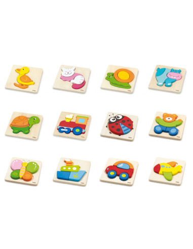 VIGA Wooden Puzzle 12 Boards